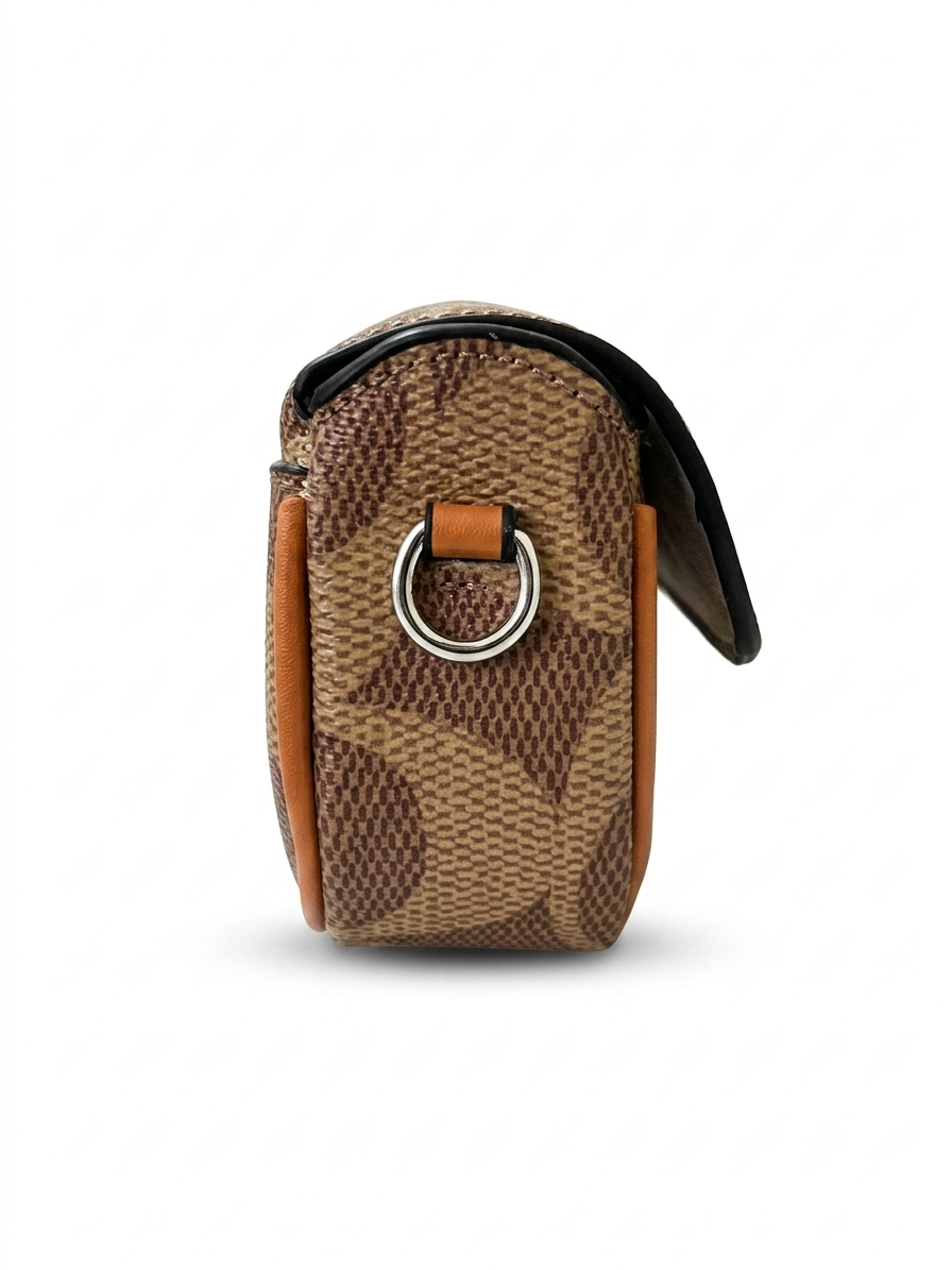 🧡 Coach Signature Canvas Crossbody Bag #0062