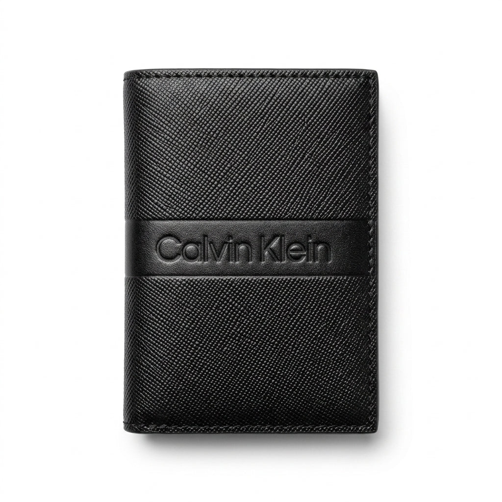 Calvin Klein Men's Leather Belt & Wallet Gift Set – Classic Black #11