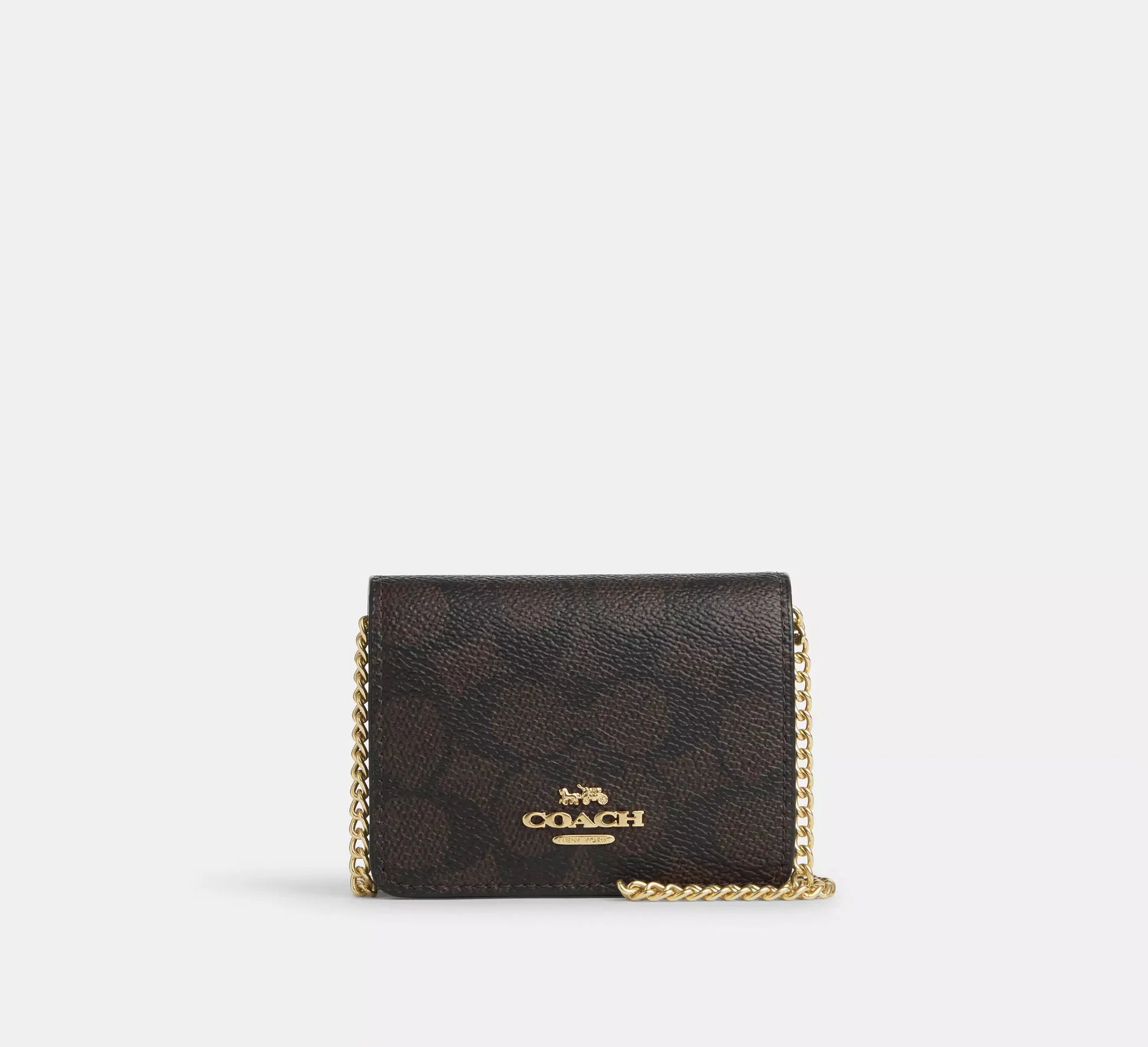 Coach Mini Wallet On A Chain #0019