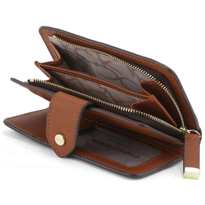 CK Brown  Leather Wallet For Women 95#