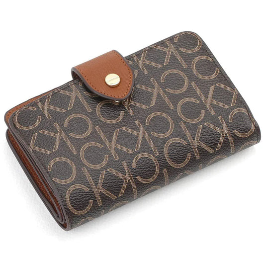 CK Brown  Leather Wallet For Women 95#