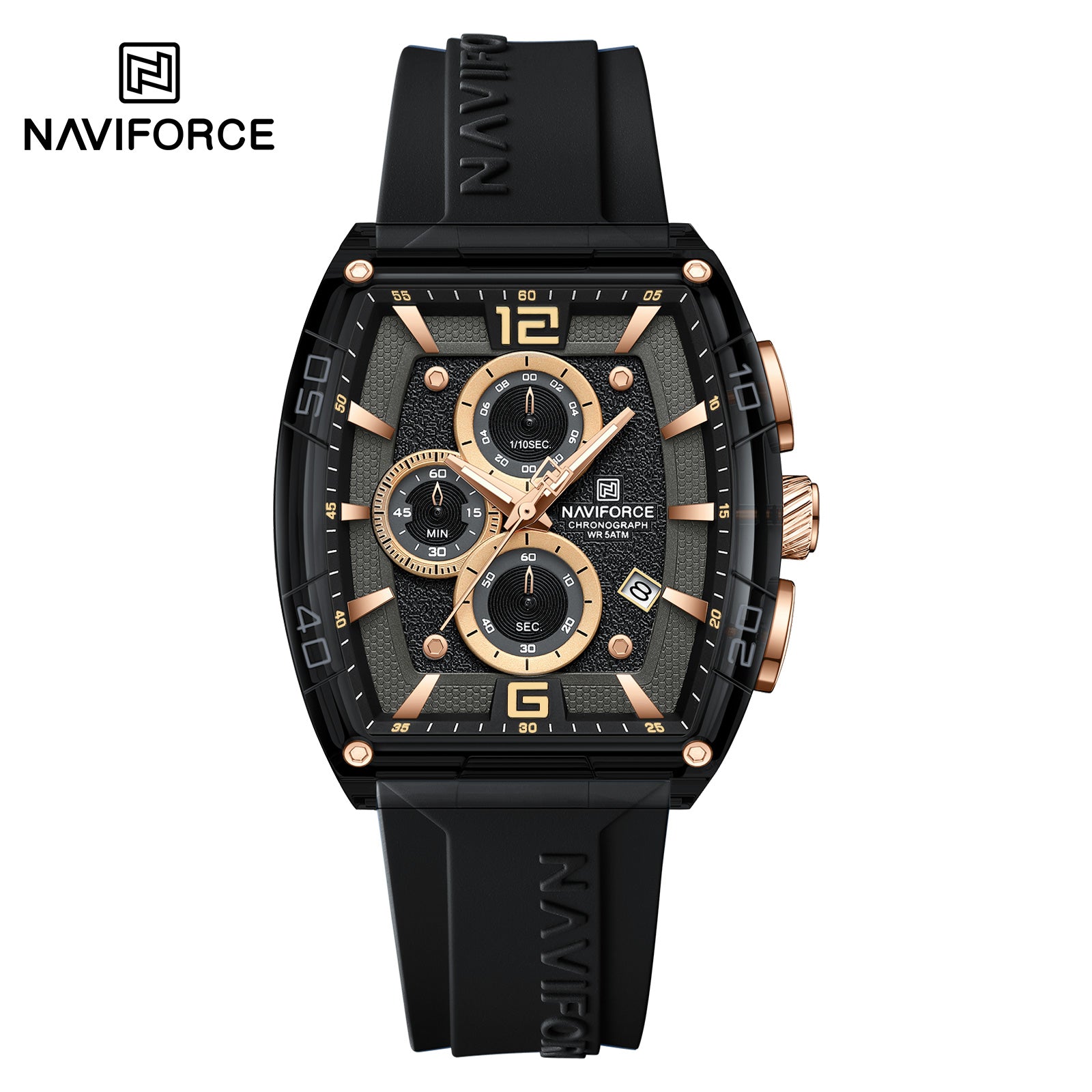 Naviforce Watch for Men NF6101 B/Y/B