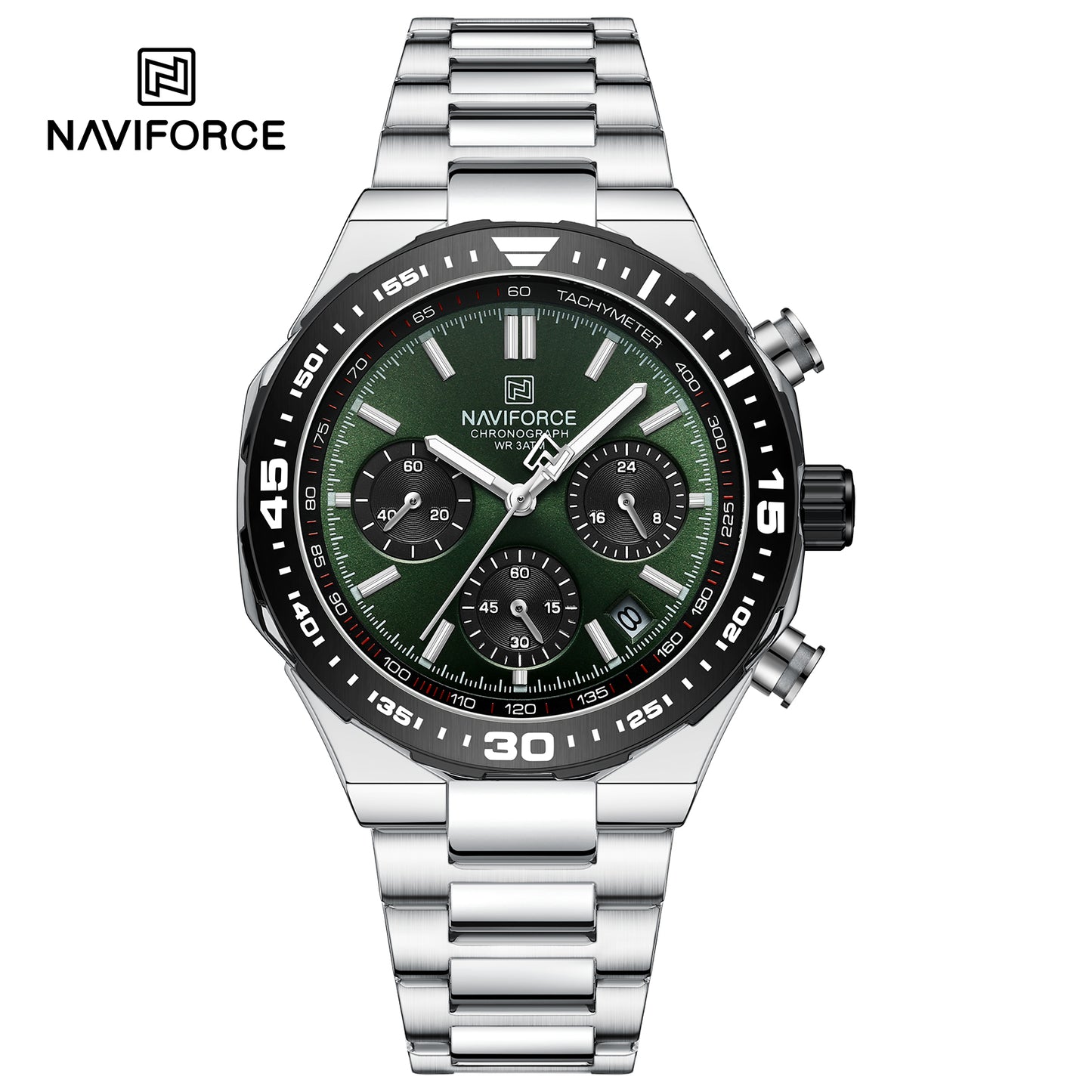 NAVIFORCE NF8049 S/GN/S Men’s Trendy Watches with Multifunctional Dial