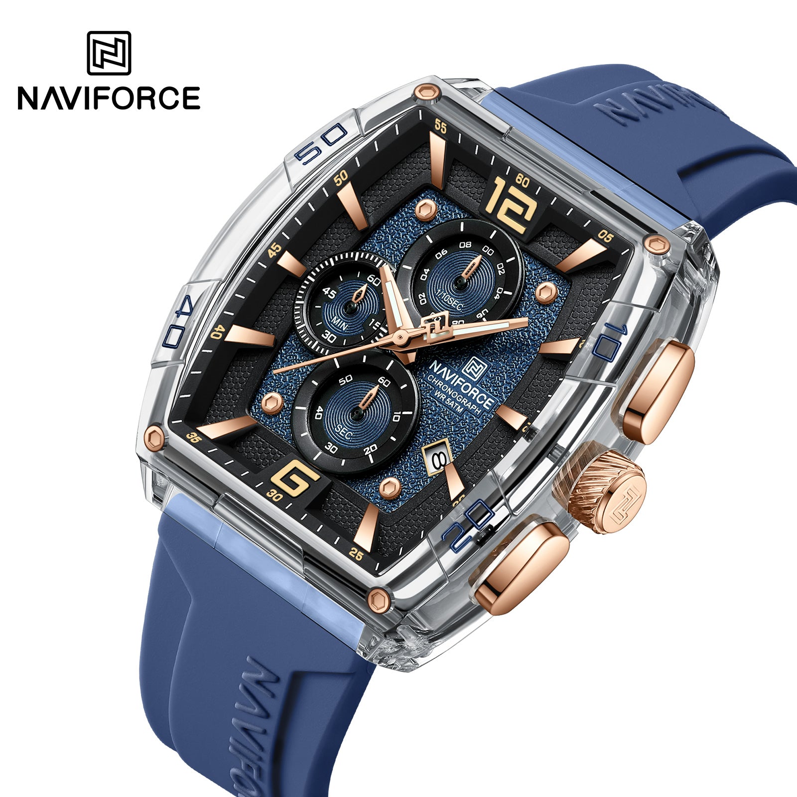 Naviforce Watch for Men NF6101 S/Y/BE