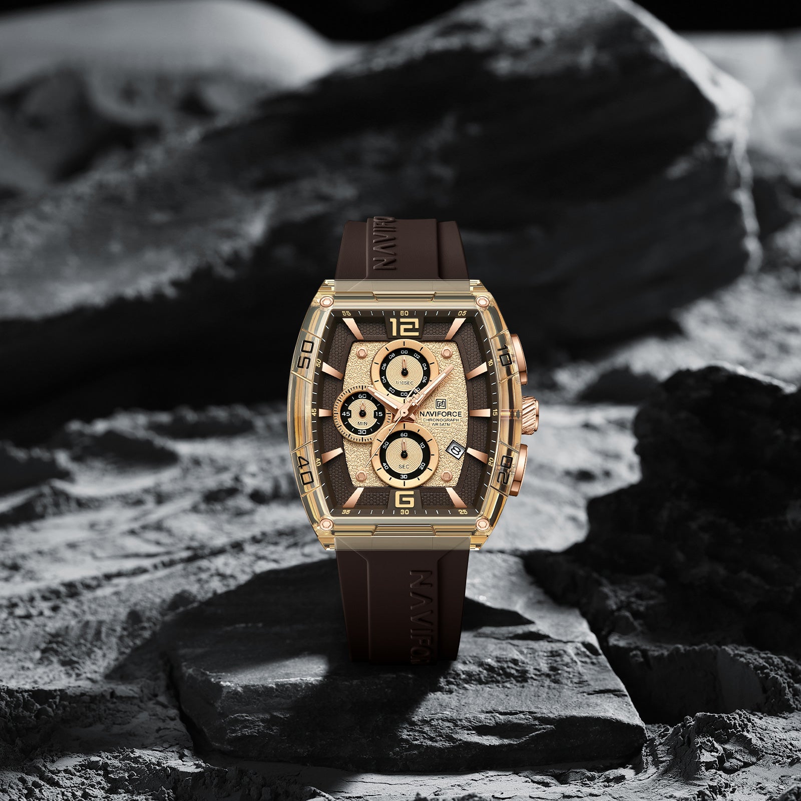 Naviforce Watch for Men NF6101 RG/Y/CE