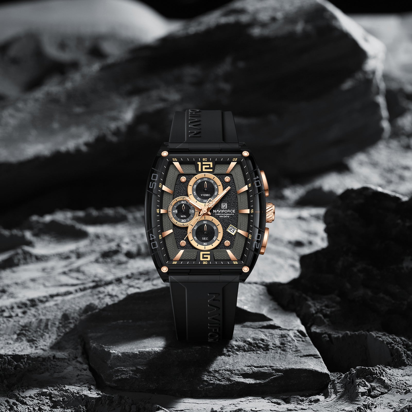 Naviforce Watch for Men NF6101 B/Y/B