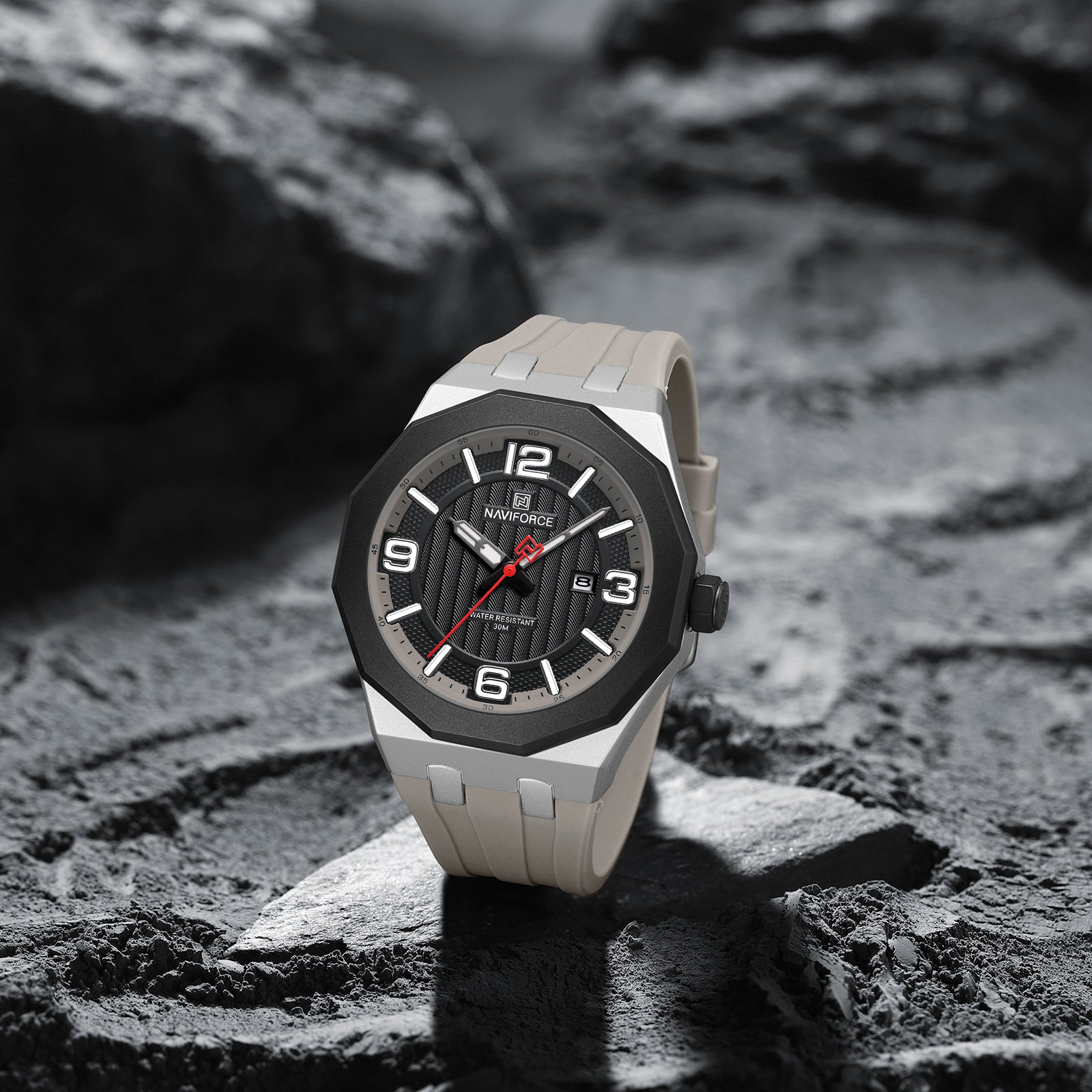 Naviforce NF8079 S/B/B.GY LumiDate Edition