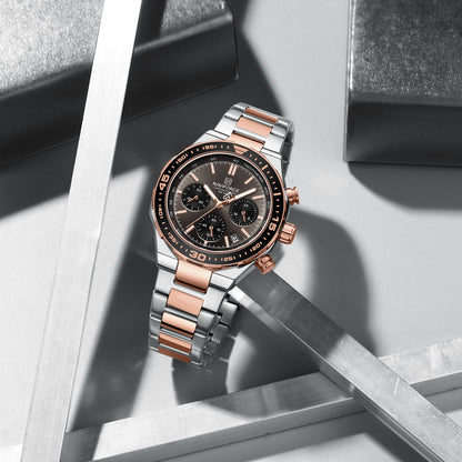 NAVIFORCE NF8049 S/GY/RG Men’s Trendy Watches with Multifunctional Dial