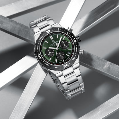 NAVIFORCE NF8049 S/GN/S Men’s Trendy Watches with Multifunctional Dial