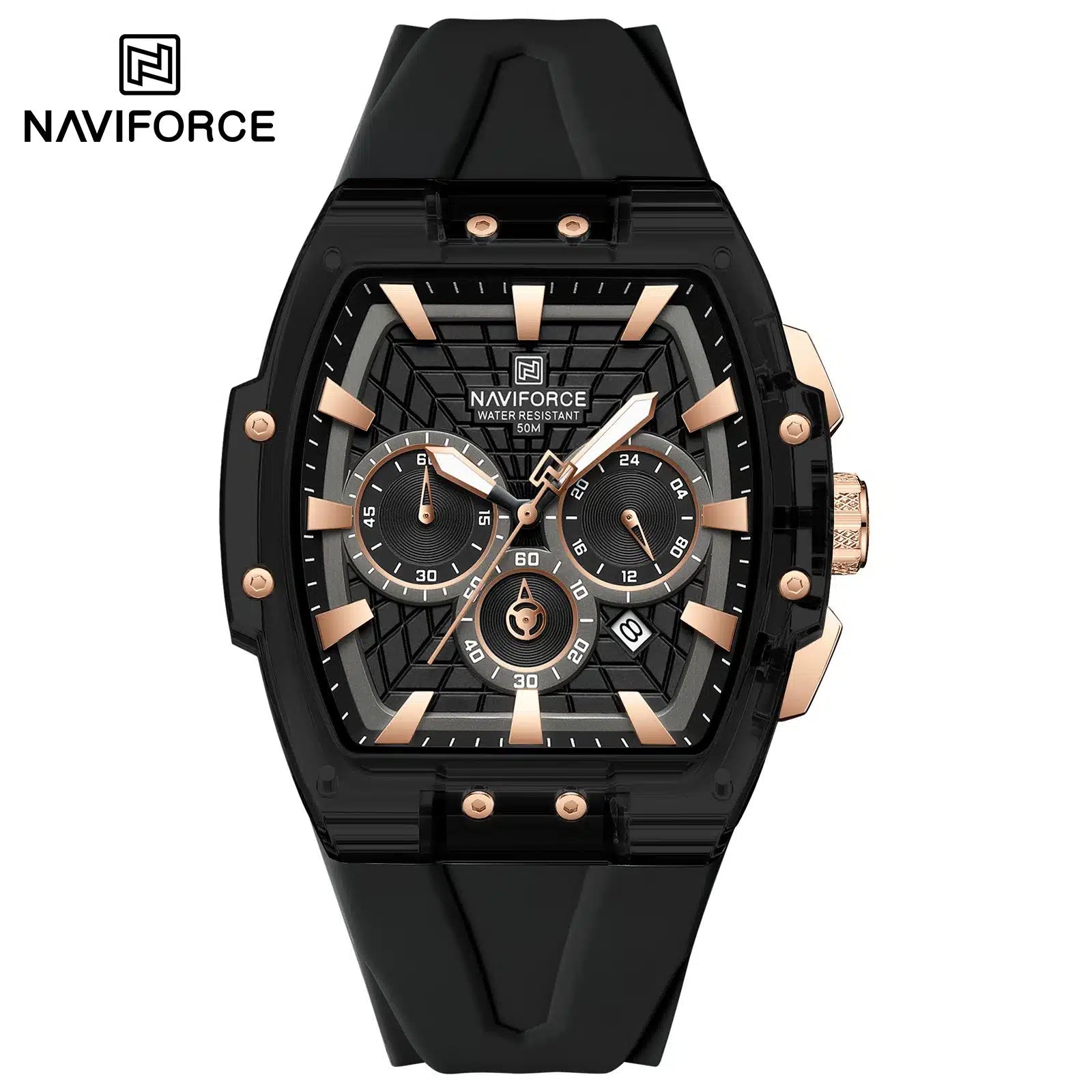 Naviforce NF6113 B/RG/B Apex Chronograph Series