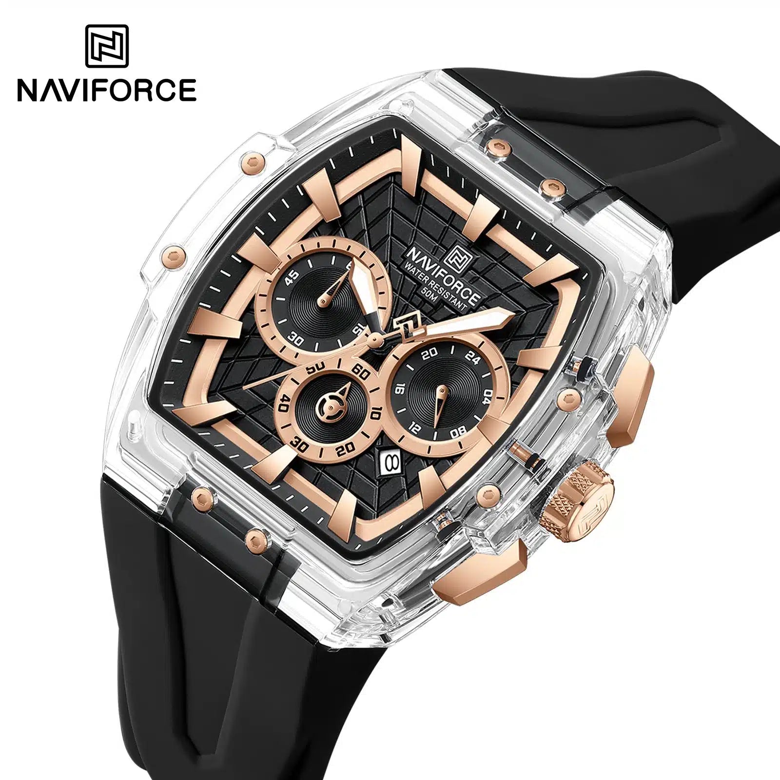 Naviforce NF6113 S/RG/B Apex Chronograph Series
