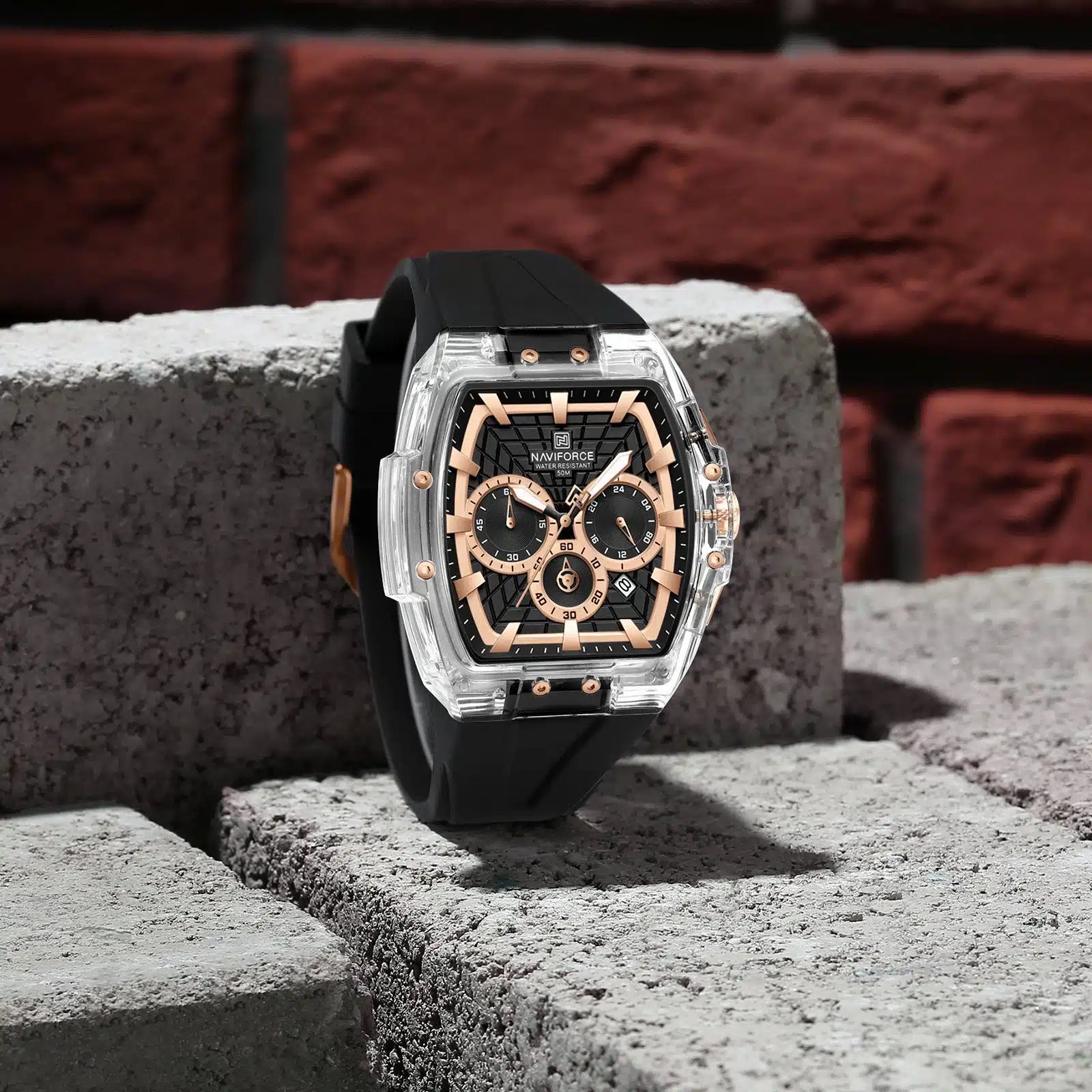 Naviforce NF6113 S/RG/B Apex Chronograph Series
