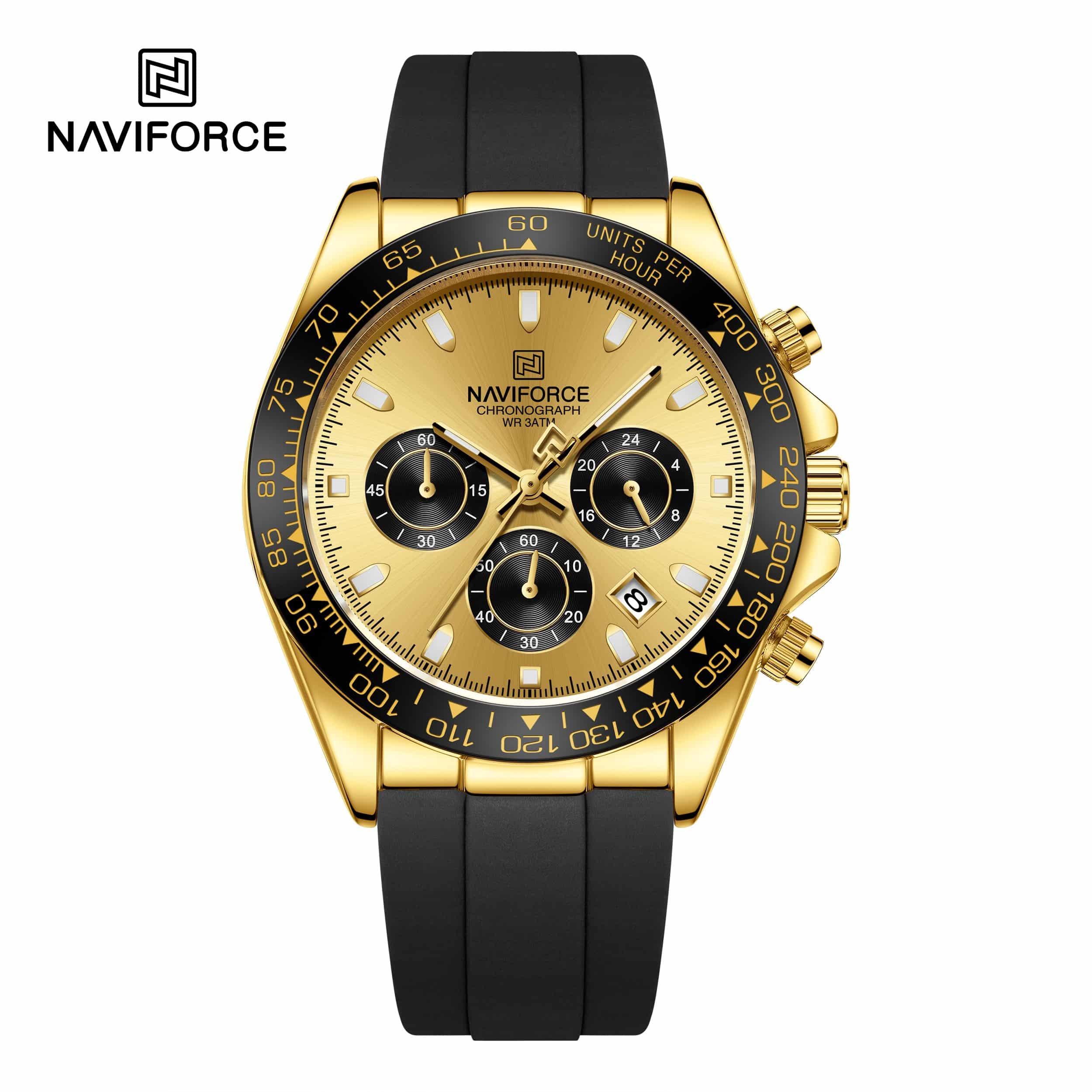 Naviforce NF8054 G/G/B Flex Chrono