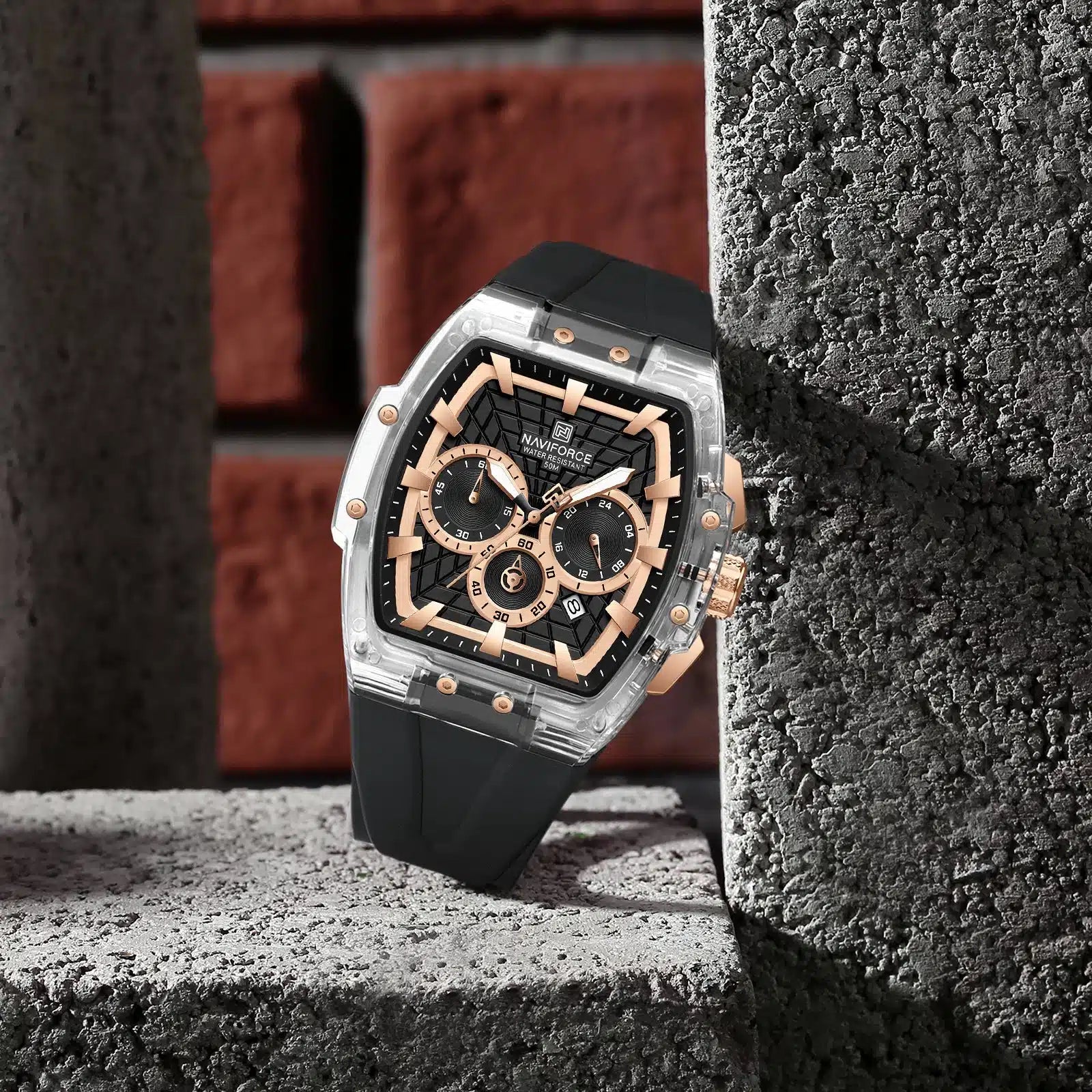 Naviforce NF6113 S/RG/B Apex Chronograph Series