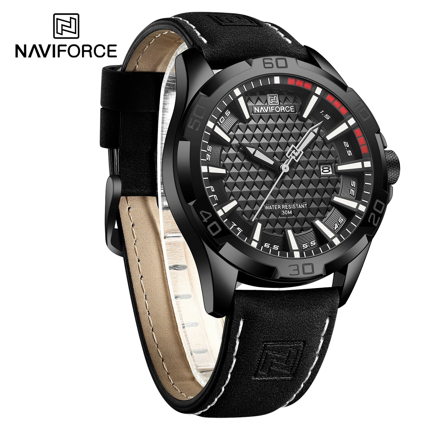 Naviforce Watch For Men NF8023 BWB