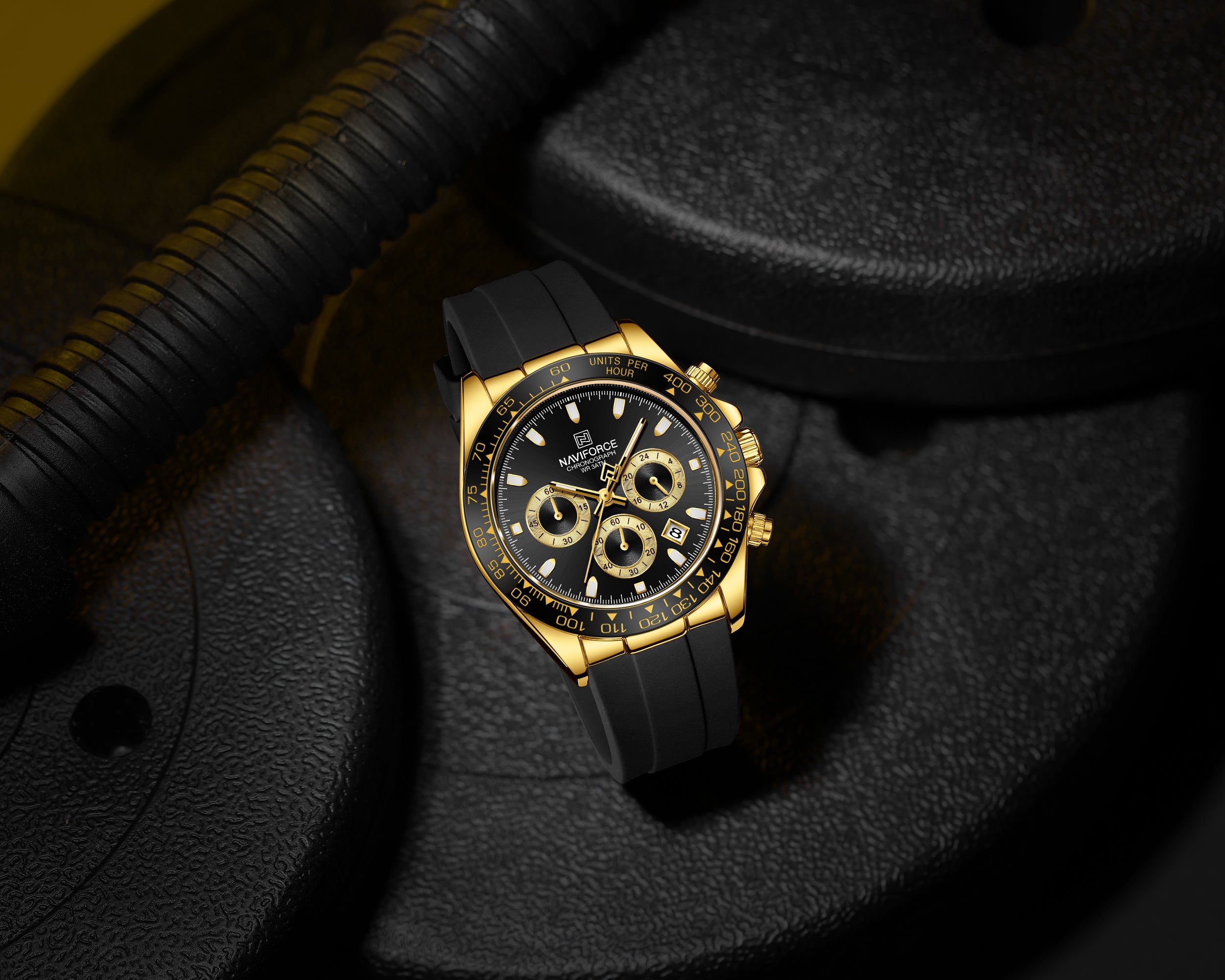 Naviforce Watch For Men NF8054 G/B/B