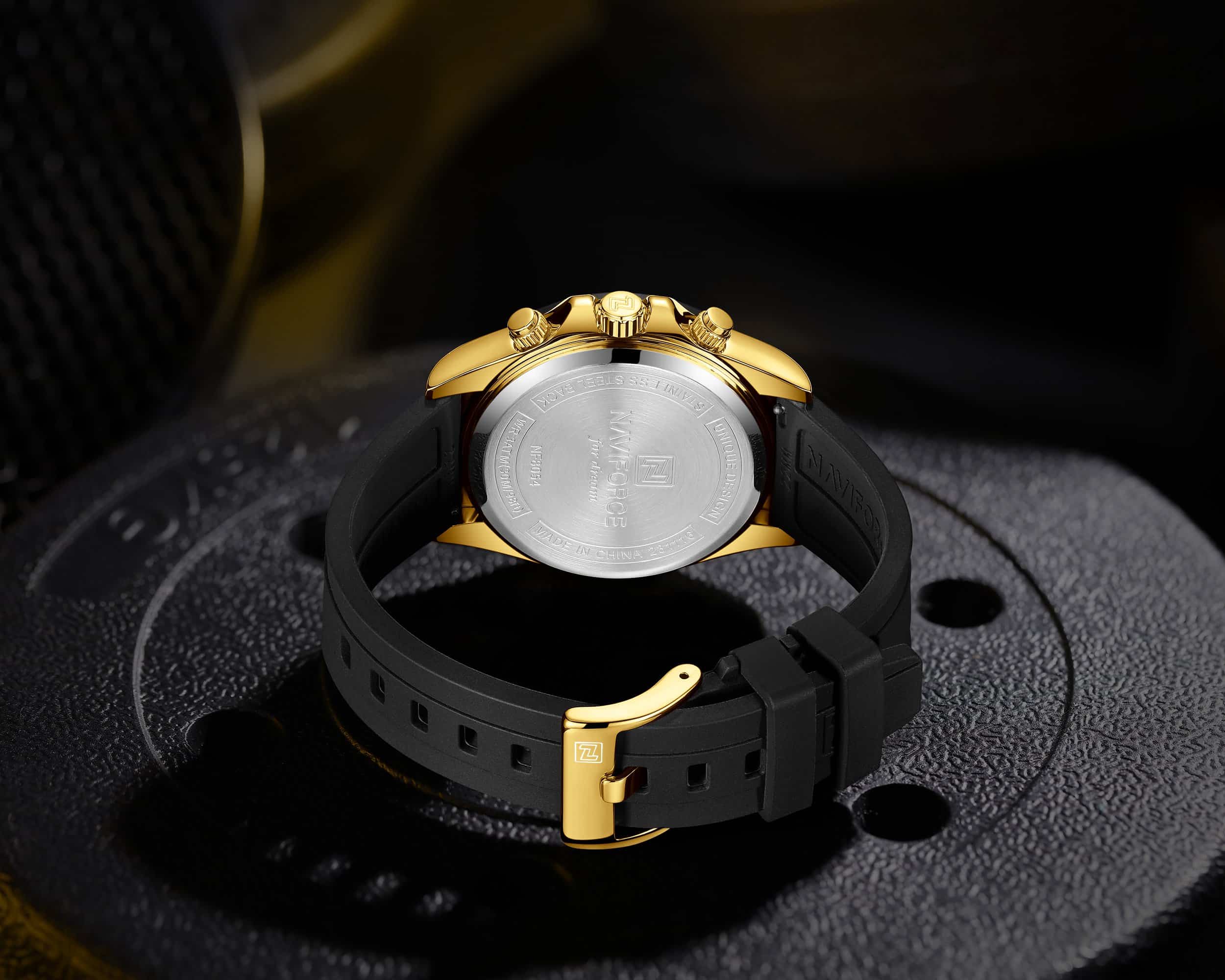 Naviforce NF8054 G/G/B Flex Chrono