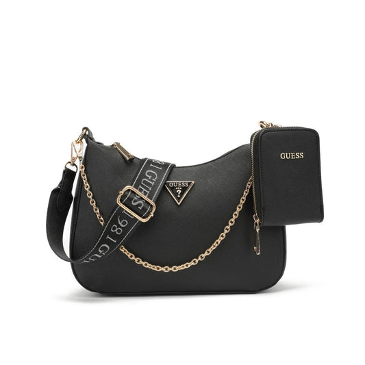 GU 3-in-1 Black Bag Set For Women 134#