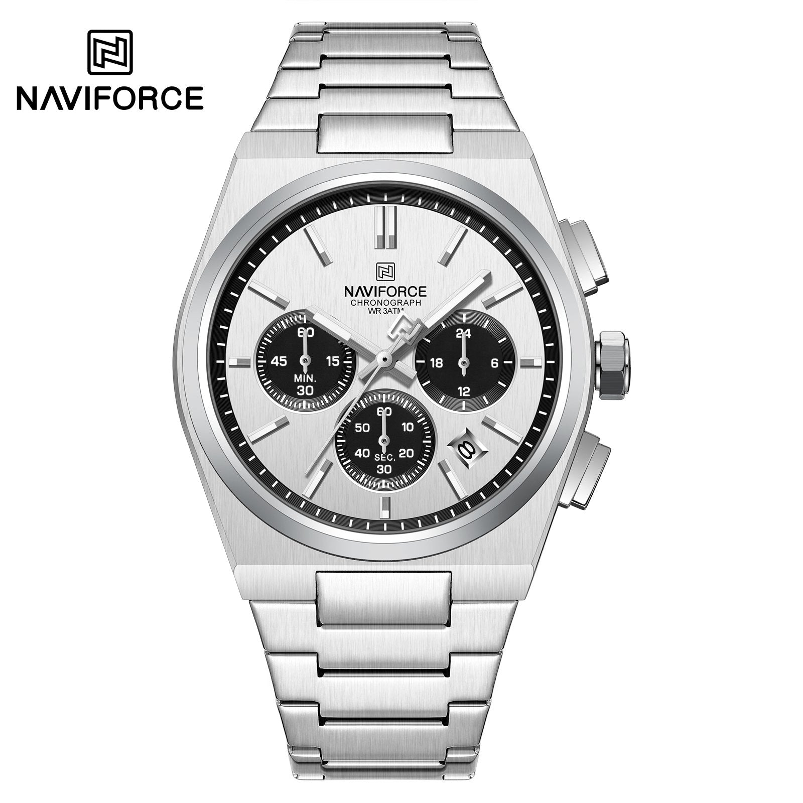Naviforce NF8048 S/W/S Bond Chrono For Men