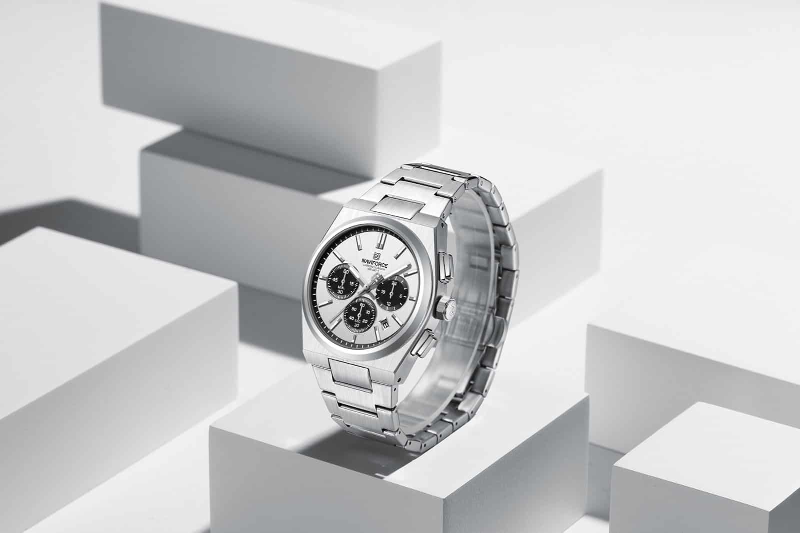 Naviforce NF8048 S/W/S Bond Chrono For Men