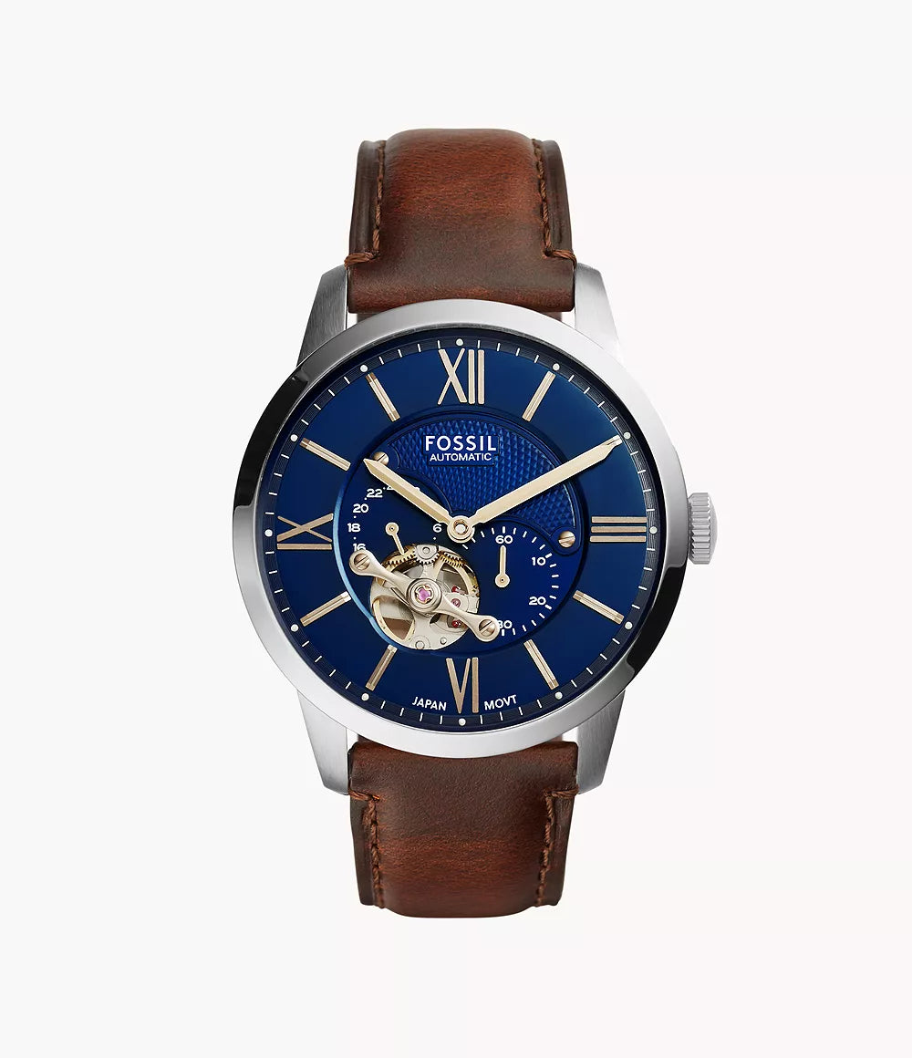 Townsman Automatic Brown Leather Watch ME3110
