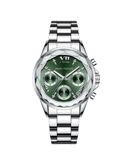 Mini Focus Women’s Watch – Model MF0466L.02 | Elegant Multifunction Stainless Steel Design