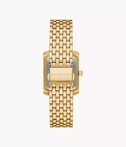 Michael Kors Emery Women’s Watch – Gold-Tone Stainless Steel with Green Dial (Model MK4742)