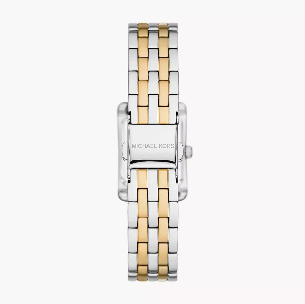 Michael Kors Monroe MKO1035 Women’s Quartz Watch – White Dial Two-Tone Stainless Steel Bracelet