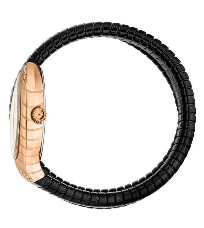 Just Cavalli Classico Lungo Women’s Watch JC1L248M0085 – Black Dial, Stainless Steel Bracelet, Elegant Quartz Fashion Watch