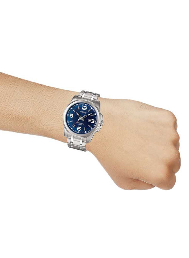 Casio Enticer MTP-1314D-2AVDF Men’s Analog Stainless Steel Watch – Blue Dial & Silver Strap