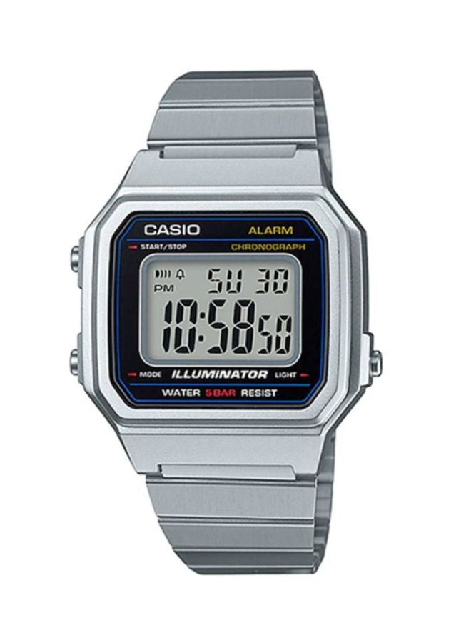 Casio Men’s Stainless Steel Digital Watch B650WD-1ADF – Silver 43 mm