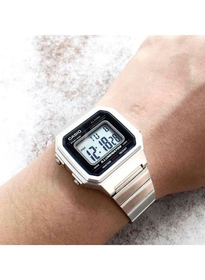Casio Men’s Stainless Steel Digital Watch B650WD-1ADF – Silver 43 mm