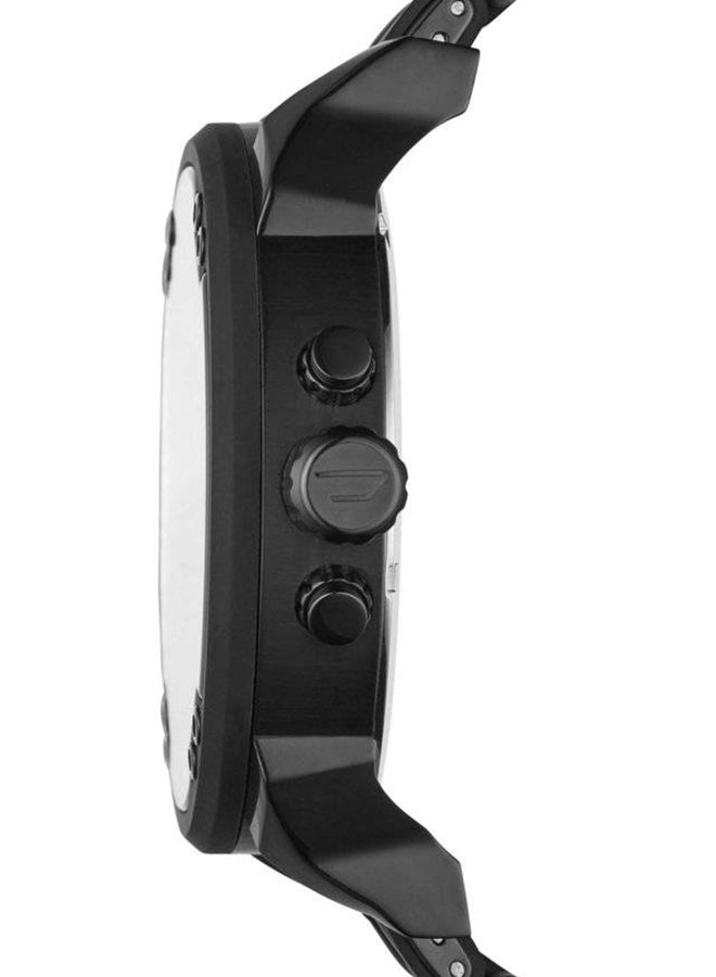Diesel Mr. Daddy 2.0 Men’s Watch DZ7396 – Black Dial, Black Stainless Steel & Rubber Strap, Multifunction Quartz, 55×57mm