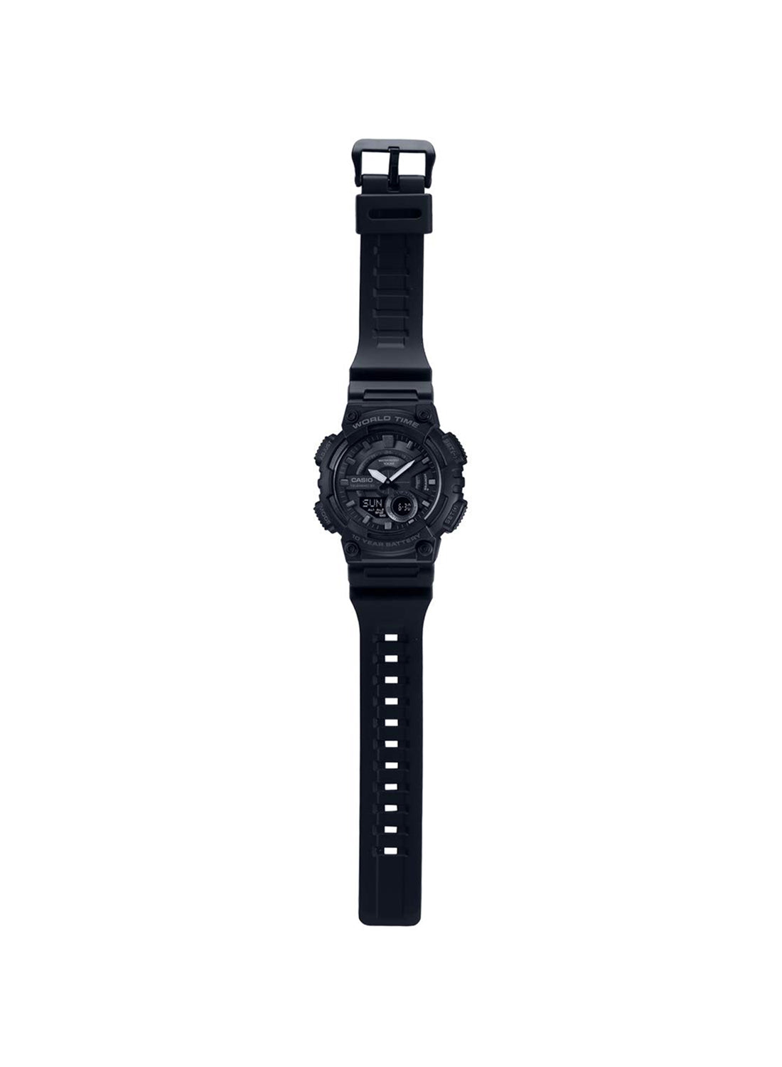 Casio Men's Analog-Digital Quartz Watch AEQ-110W-1BVDF – Black, 52.2 mm