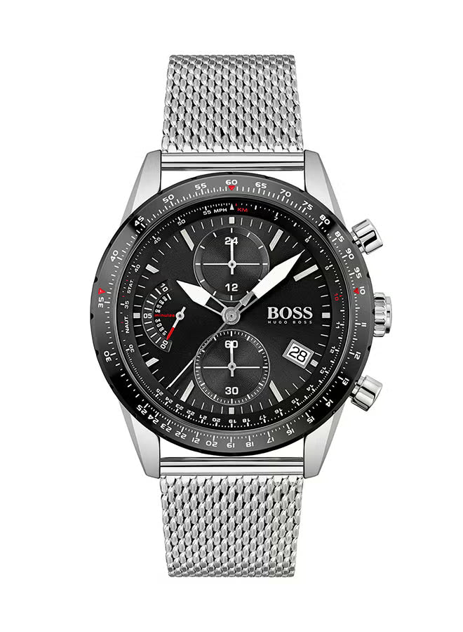 Men's Pilot Edition Chrono Black Dial Watch - 1513886