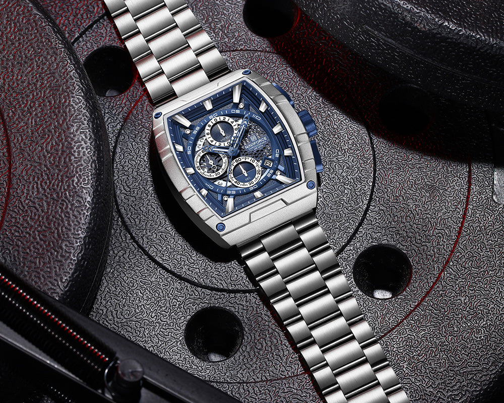NAVIFORCE NF8066 S/BE/S Men’s Fashion Sports Quartz Chronograph Watch
