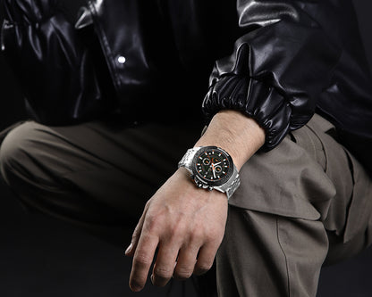 NAVIFORCE NF9227 S/O/S Hollow Mechanical Style Men’s Watch Trendy Fashion Waterproof Sports Luminous Wristwatch Gift for Boyfriend