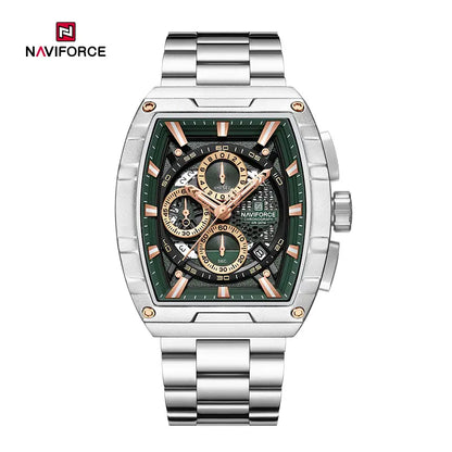 NAVIFORCE NF8066 S/GN/S Men’s Fashion Sports Quartz Chronograph Watch