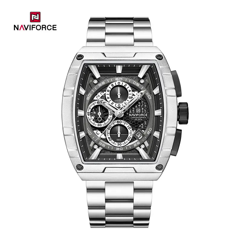 NAVIFORCE NF8066 S/B/S Men’s Fashion Sports Quartz Chronograph Watch