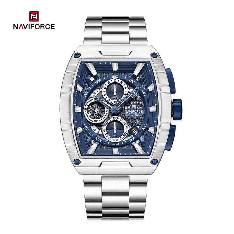 NAVIFORCE NF8066 S/BE/S Men’s Fashion Sports Quartz Chronograph Watch