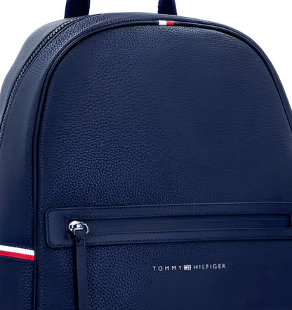 TH Navy Leather Backpack For Men 50#
