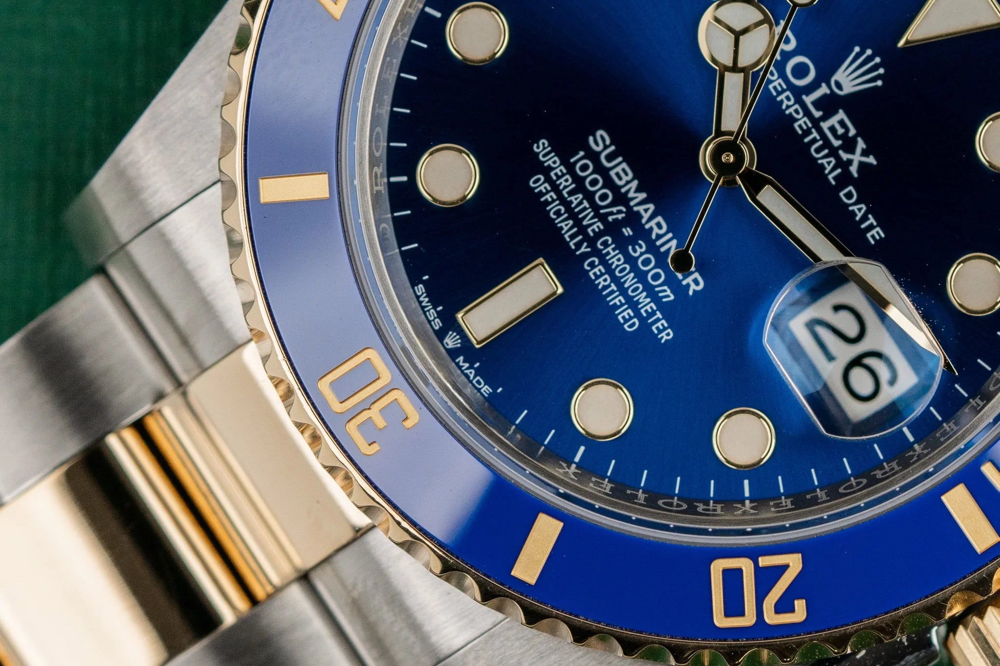 Rolex Submariner Watch For Men - Silver & Blue