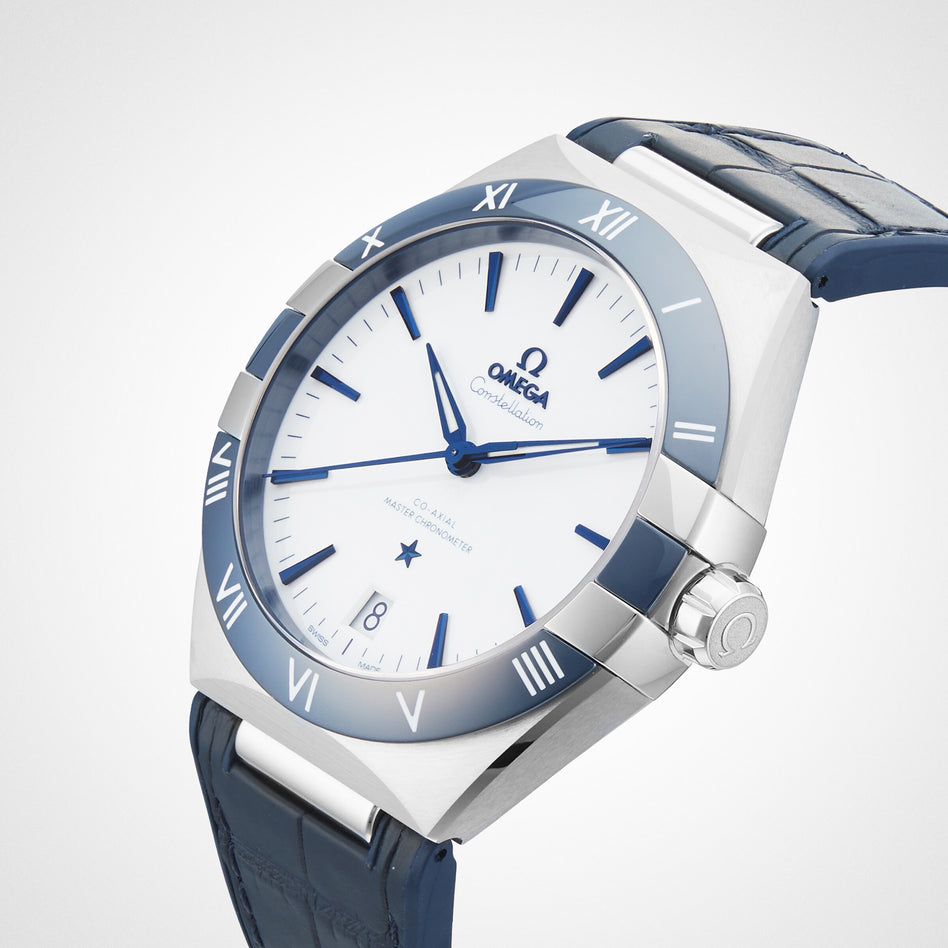 Omega Leather Watch For Men