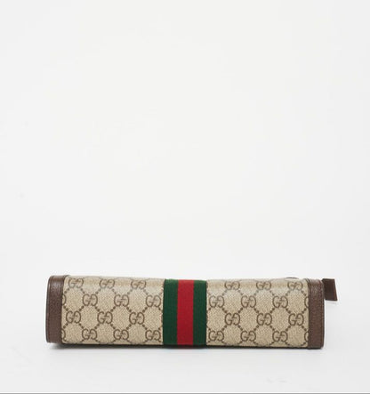 GU Monogram Brown Leather Bag