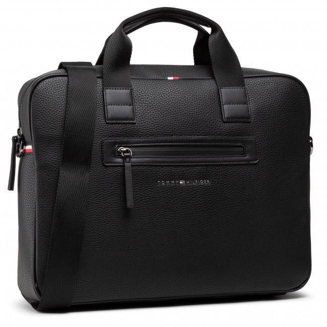 TH Black Leather Bag For Men #8