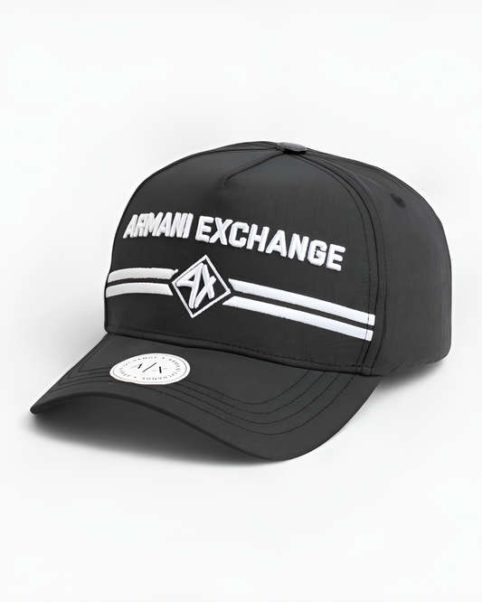 AX Men's Black Logo Baseball Cap