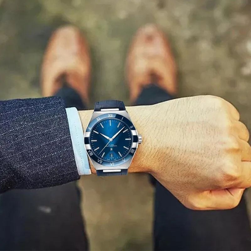 Omega Leather Watch For Men