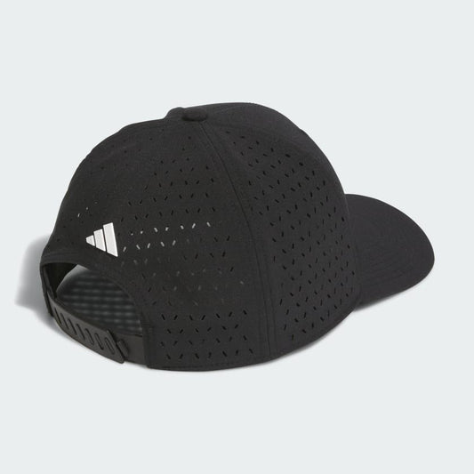 Adidas Men's Three-Bar Logo Golf Cap - Black