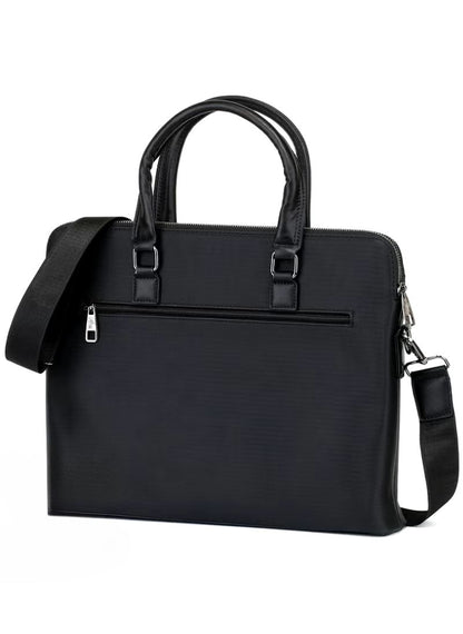 LC Embossed Crocodile Black Bag For Men 130#