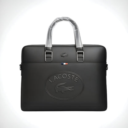 LC Embossed Crocodile Black Bag For Men 130#